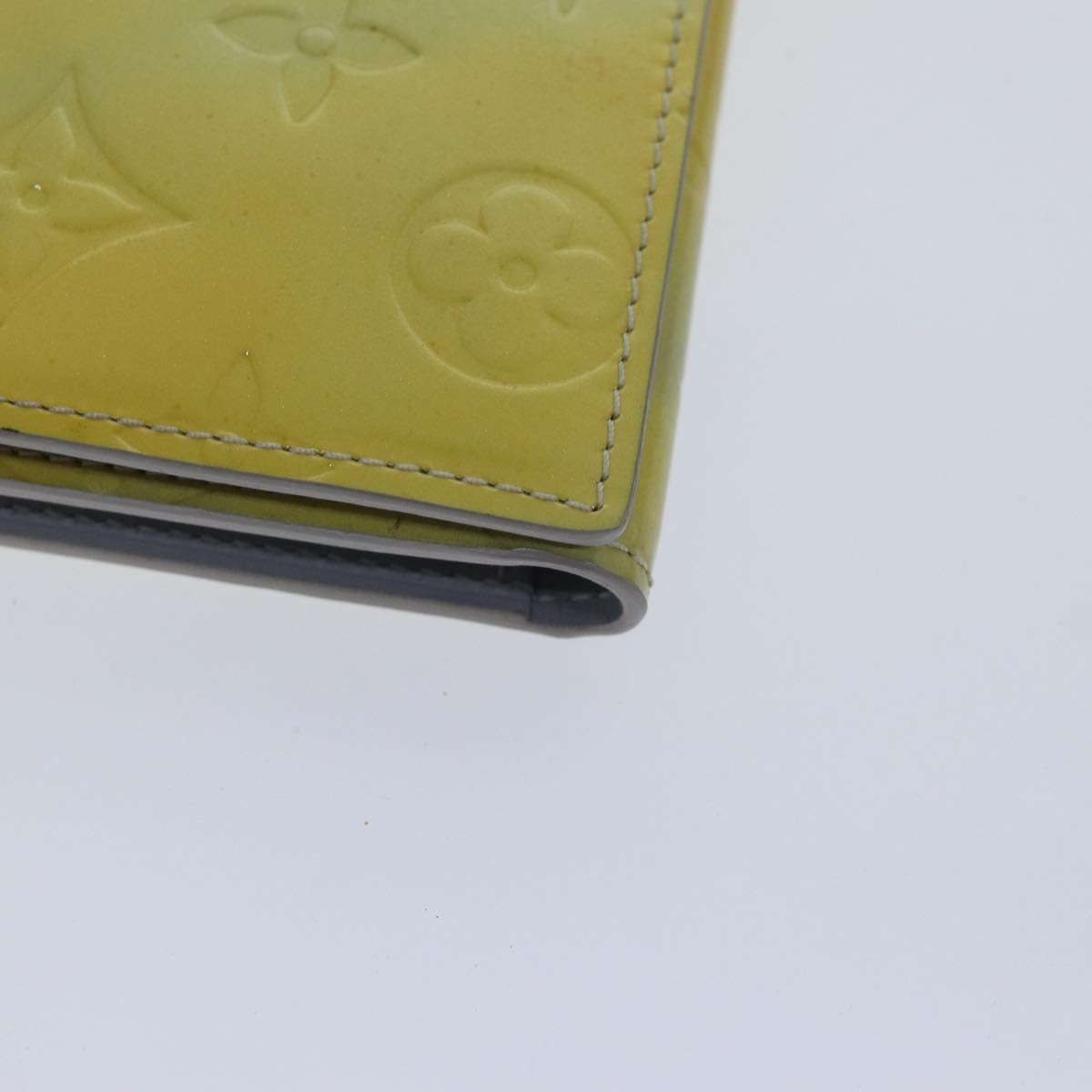 Louis Vuitton Walker Yellow Patent Leather Clutch Bag