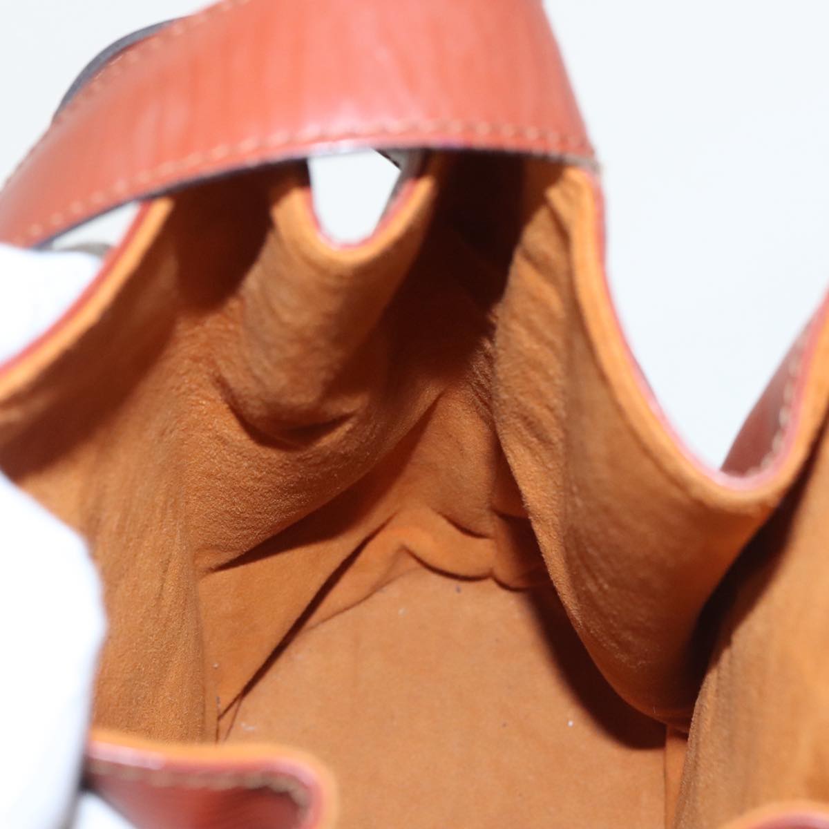 Louis Vuitton Sac D'épaule Brown Leather Shoulder Bag
