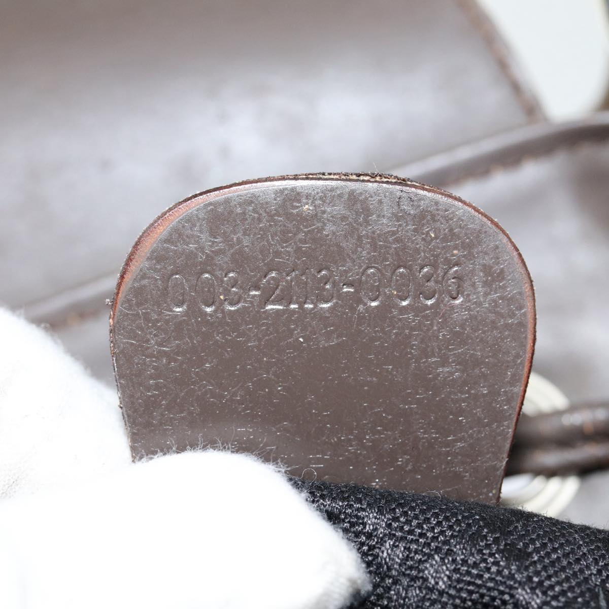 Gucci Bamboo Brown Synthetic Backpack Bag