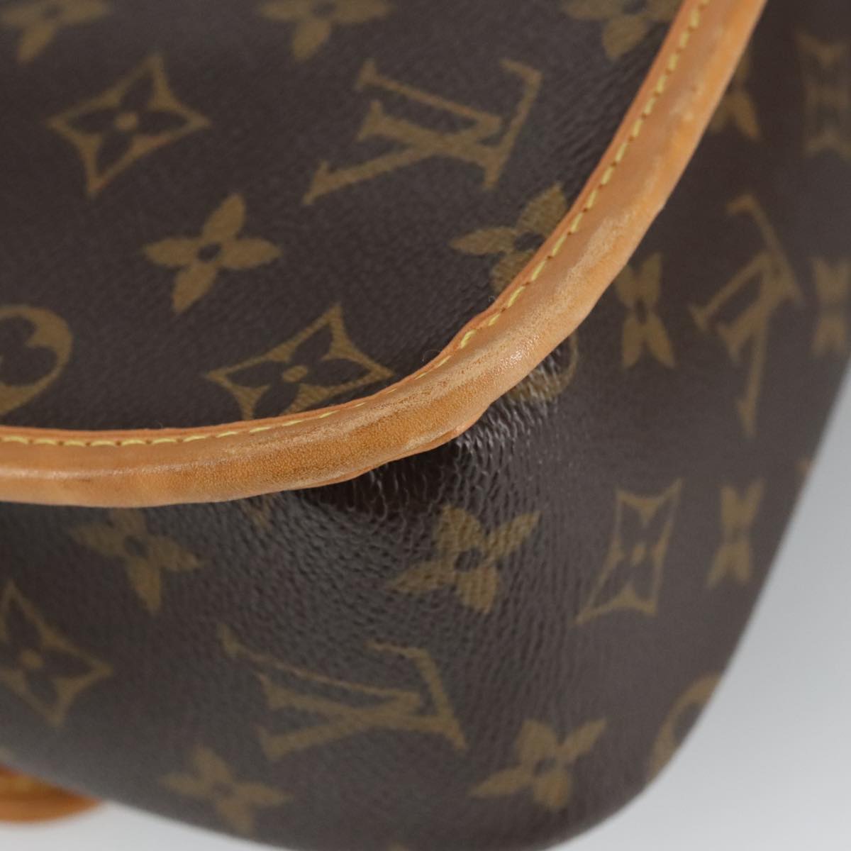 Louis Vuitton Sologne Brown Canvas Shoulder Bag