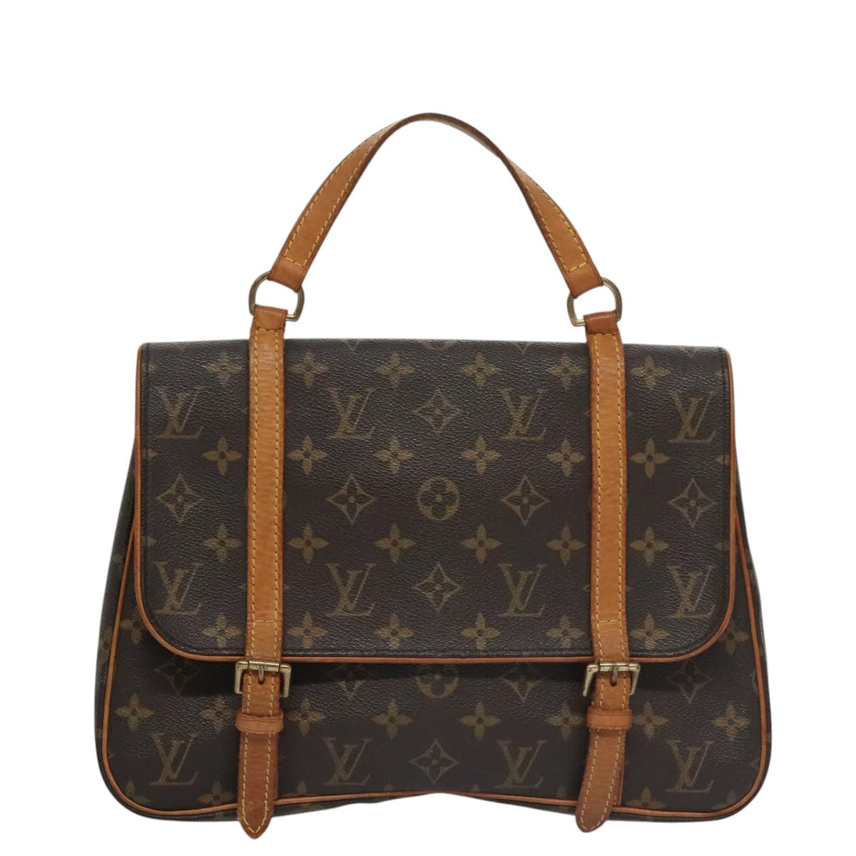 Louis Vuitton Marelle Brown Canvas Backpack Bag