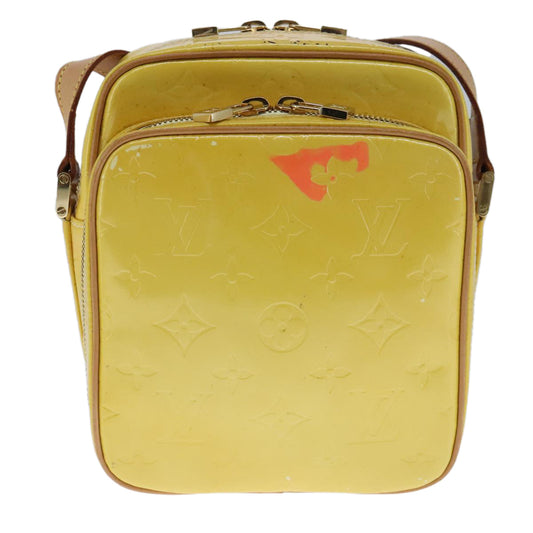 Louis Vuitton Wooster Yellow Patent Leather Shoulder Bag ()