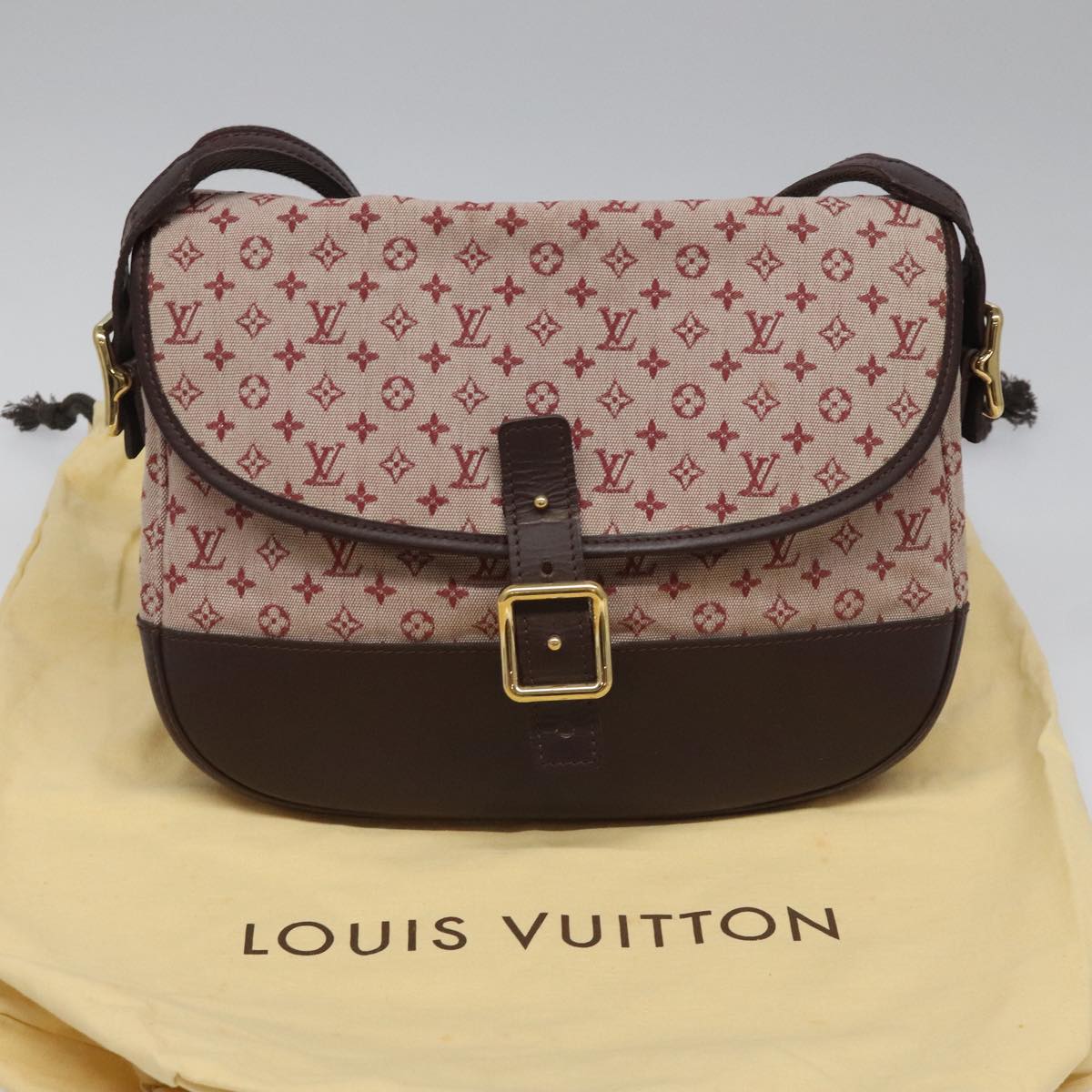 Louis Vuitton Marjorie Red Canvas Shoulder Bag