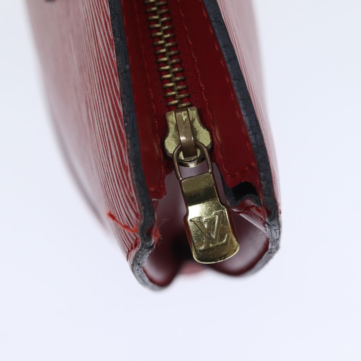 Louis Vuitton Saint Jacques Red Leather Handbag