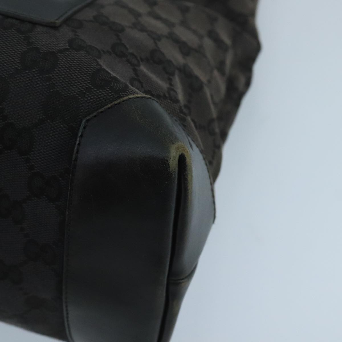 Gucci Black Canvas Tote Bag