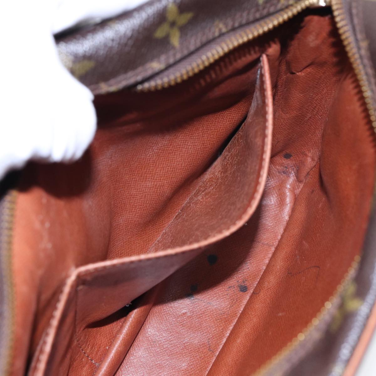 Louis Vuitton Compiegne 28 Brown Canvas Clutch Bag