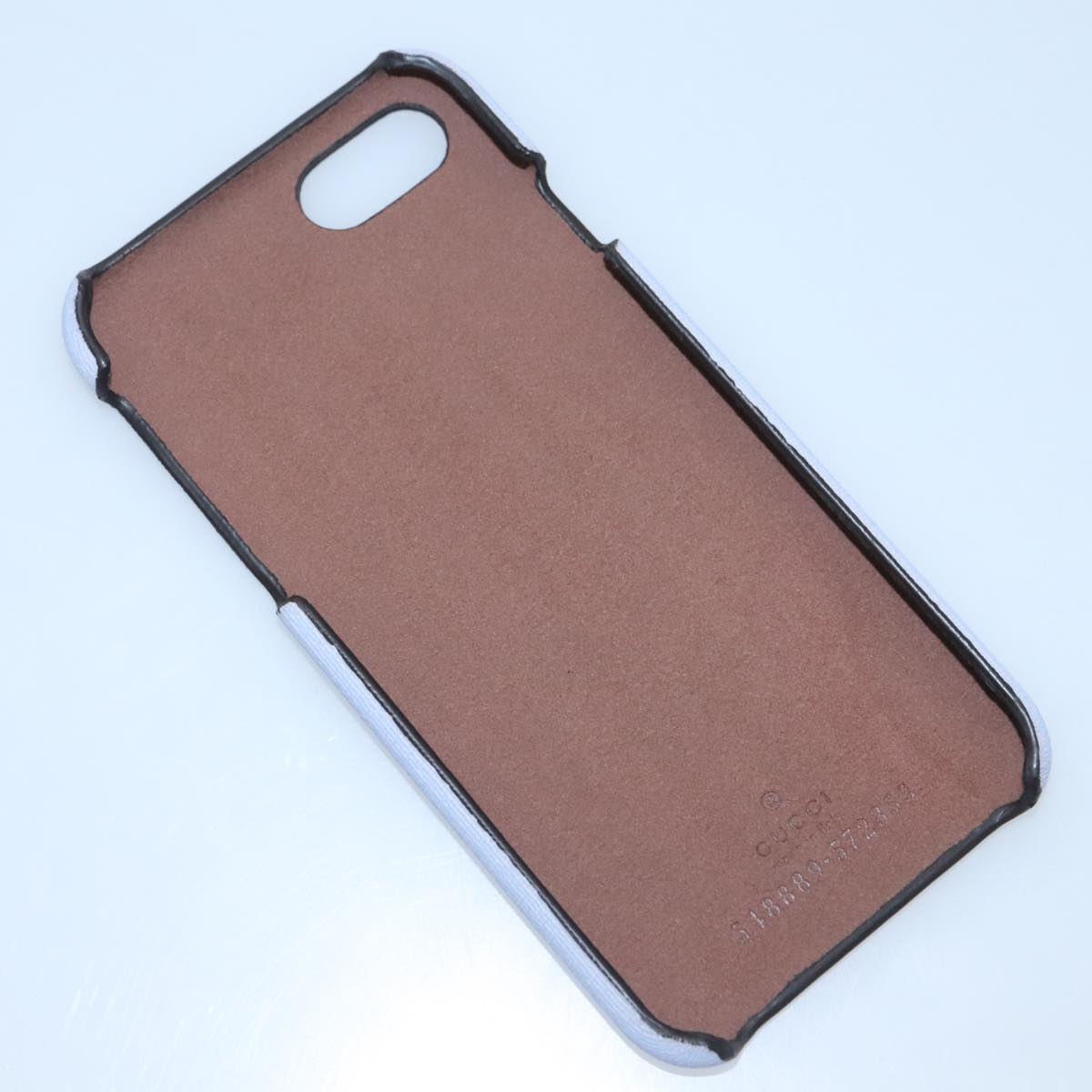 Gucci Purple Leather Phone Jewelry