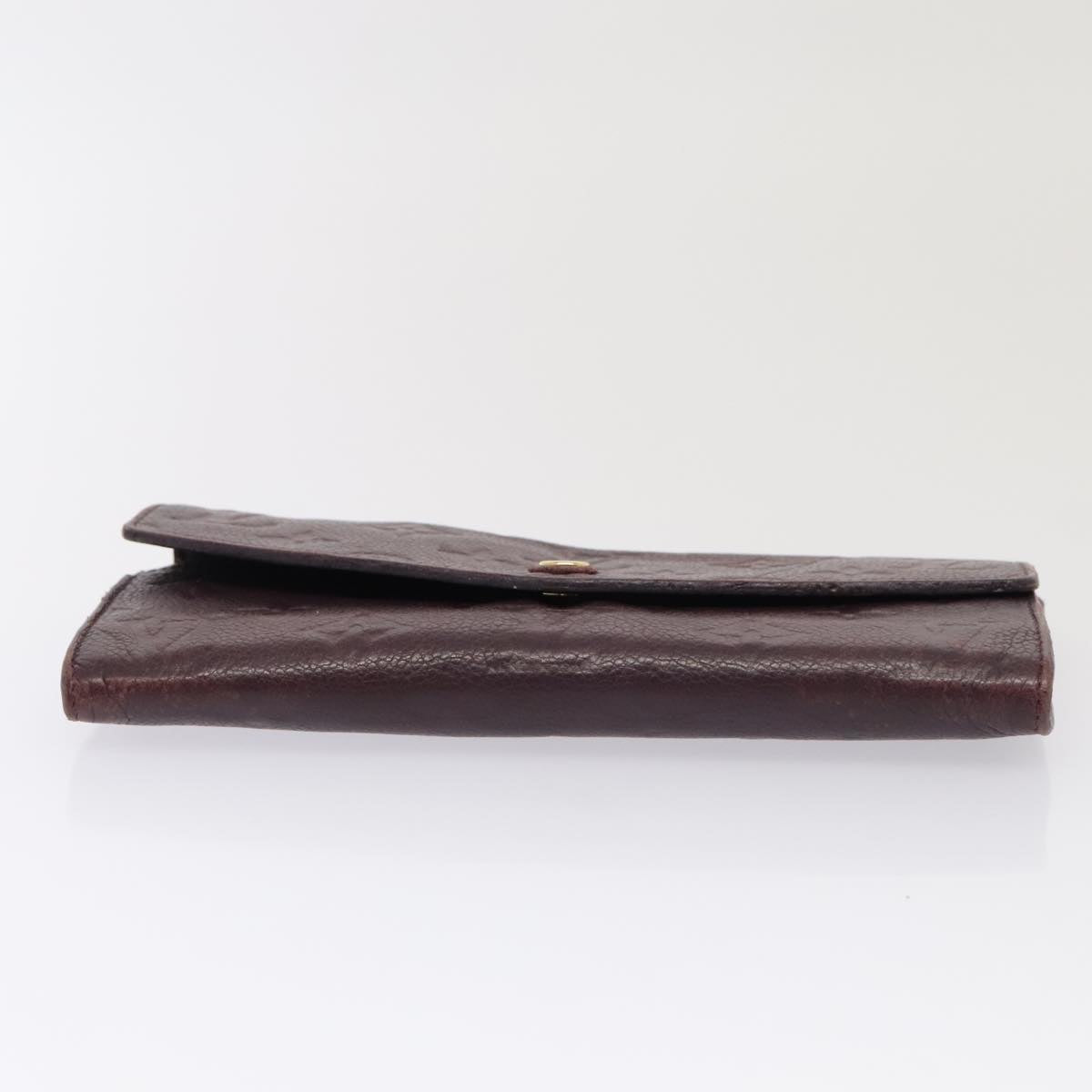 Louis Vuitton Sarah Purple Leather Wallet