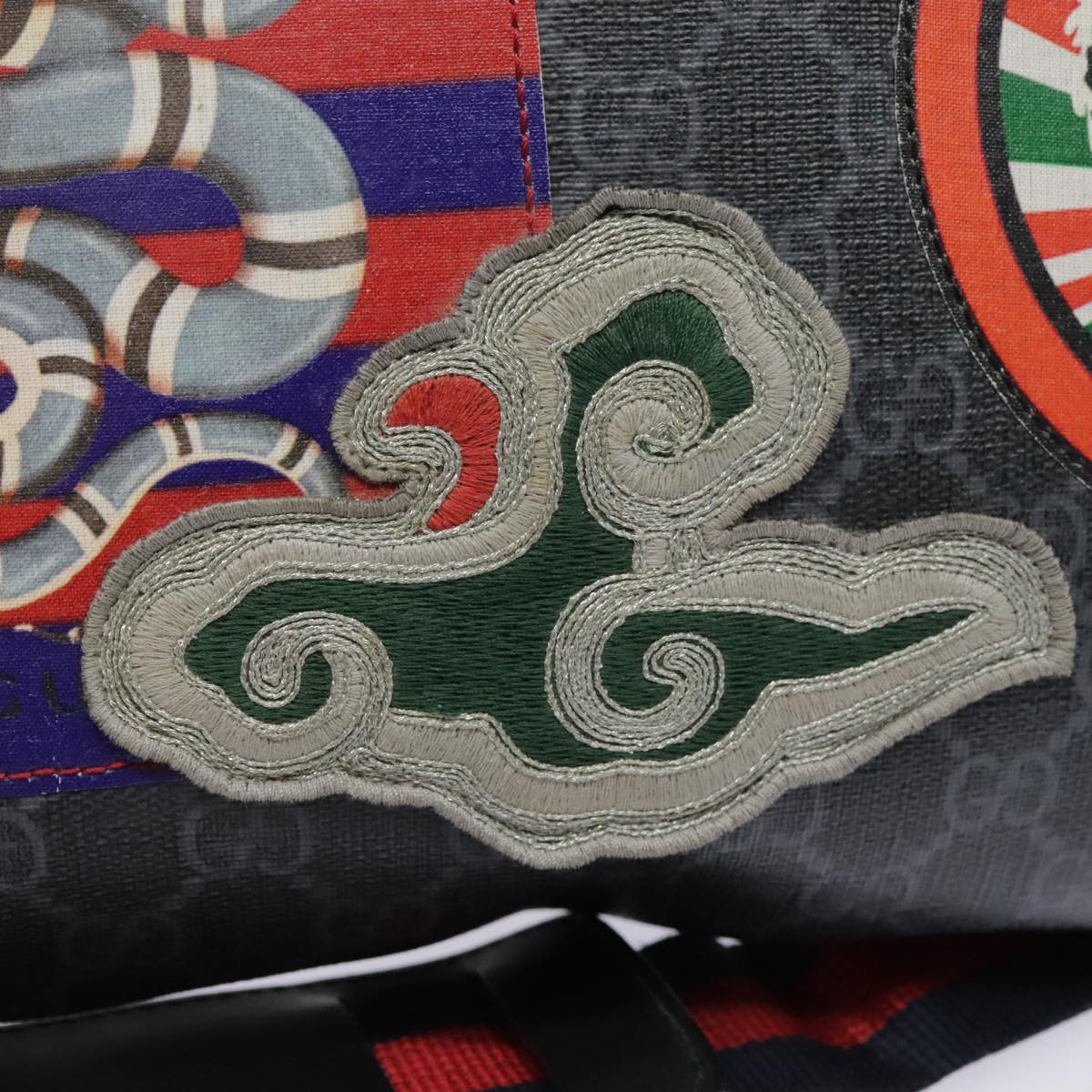 Gucci Jackie Black Canvas Shoulder Bag