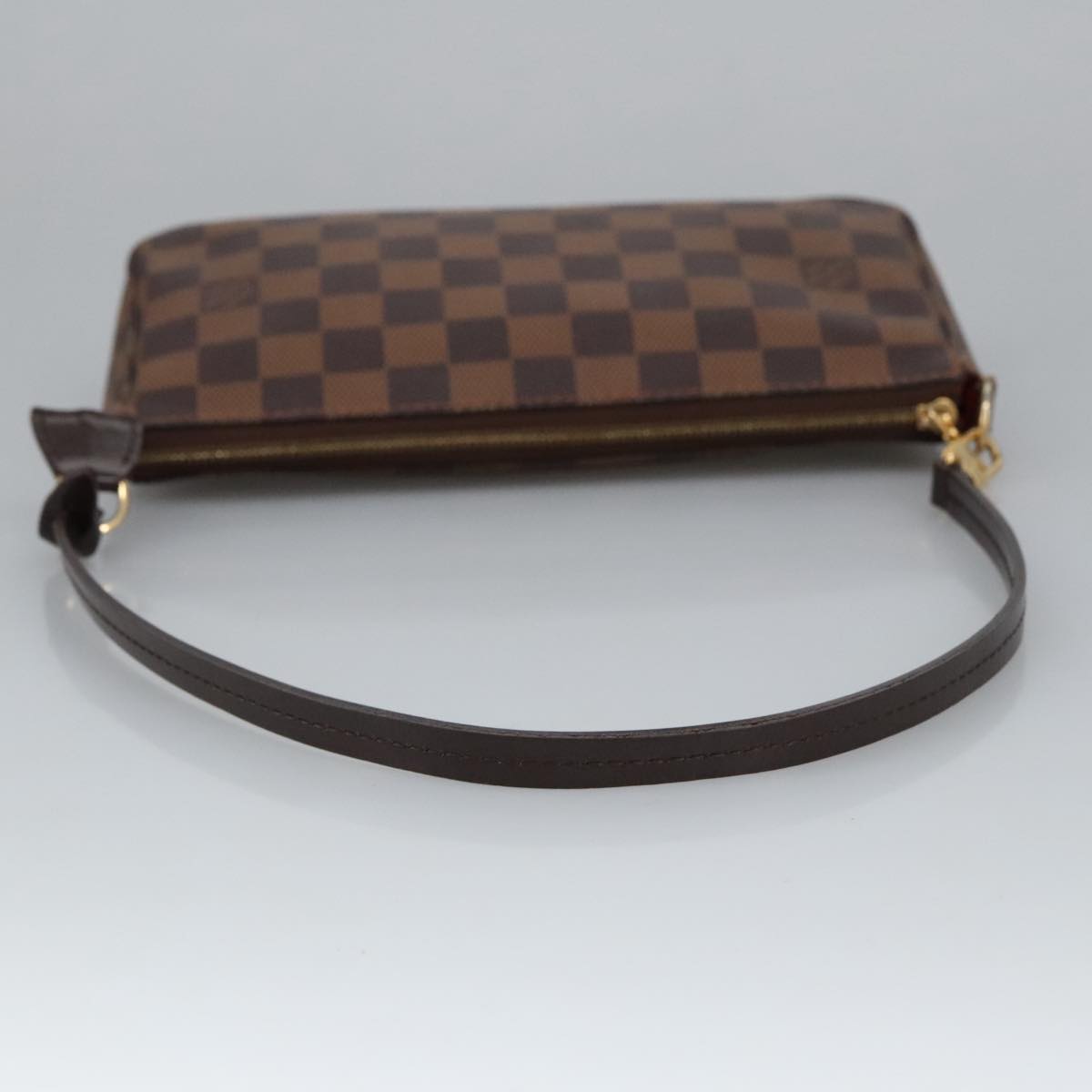 Louis Vuitton Pochette Accessoire Brown Canvas Shoulder Bag