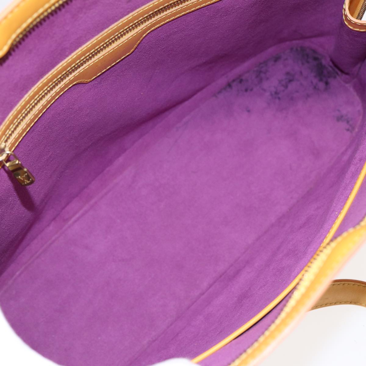 Louis Vuitton Lussac Yellow Leather Shoulder Bag
