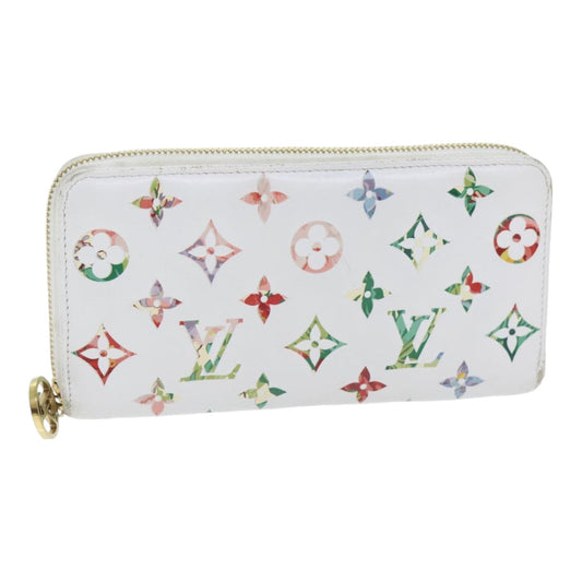 Louis Vuitton Zippy Wallet White Leather Wallet