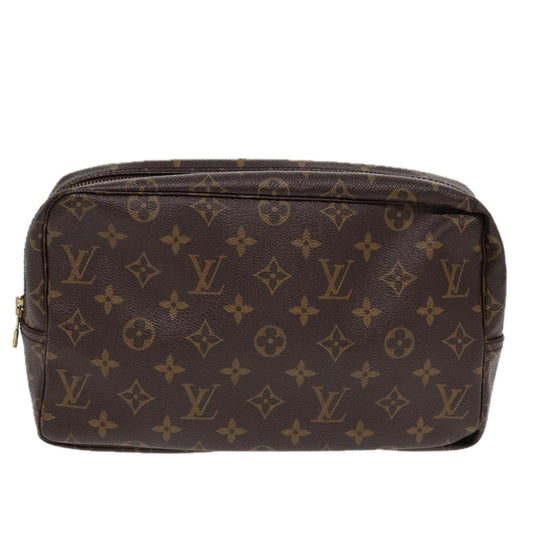 Louis Vuitton Trousse De Toilette Brown Canvas Clutch Bag