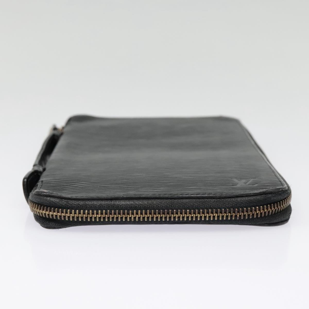 Louis Vuitton Zippy Wallet Black Leather Wallet