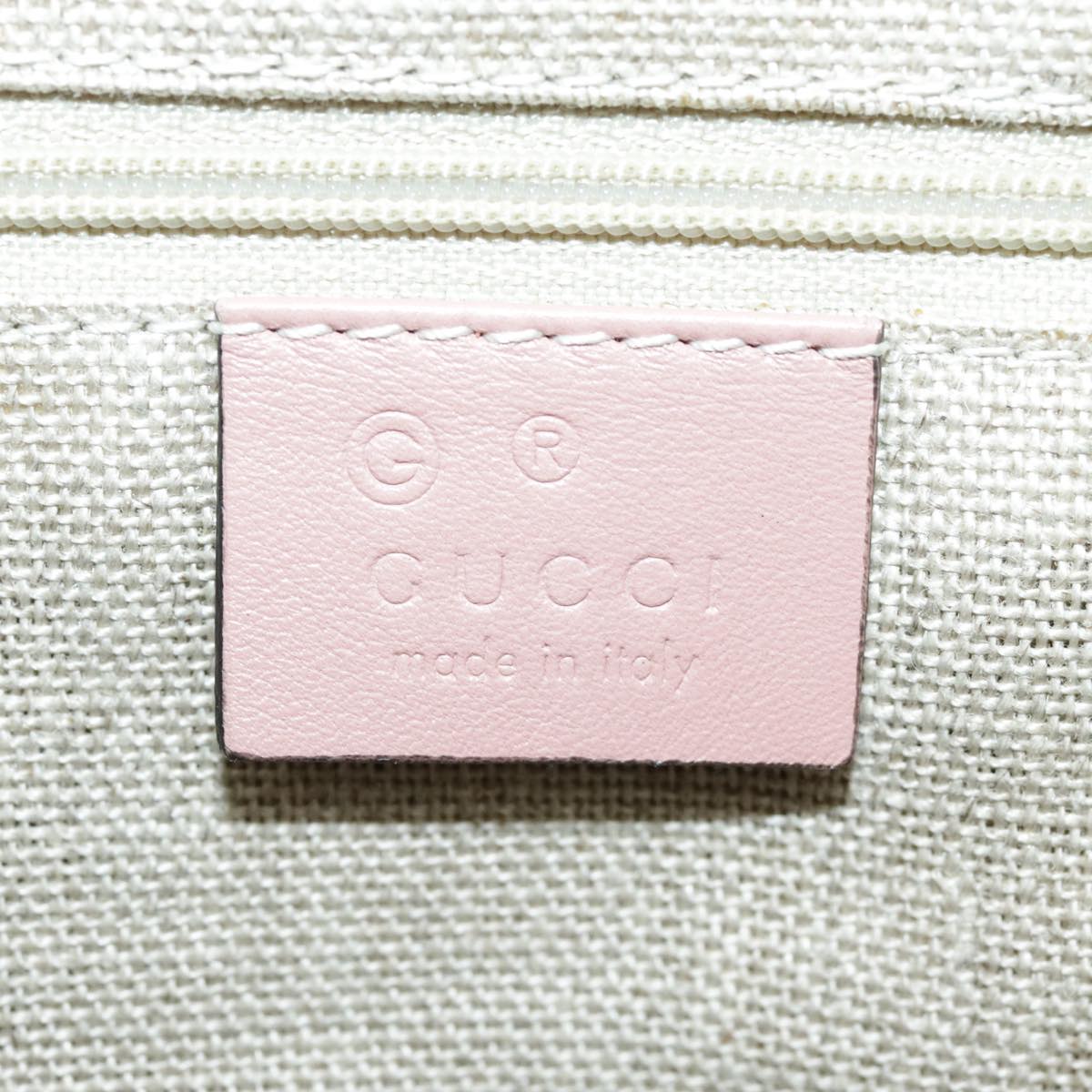 Gucci Micro Guccissima Pink Leather Tote Bag