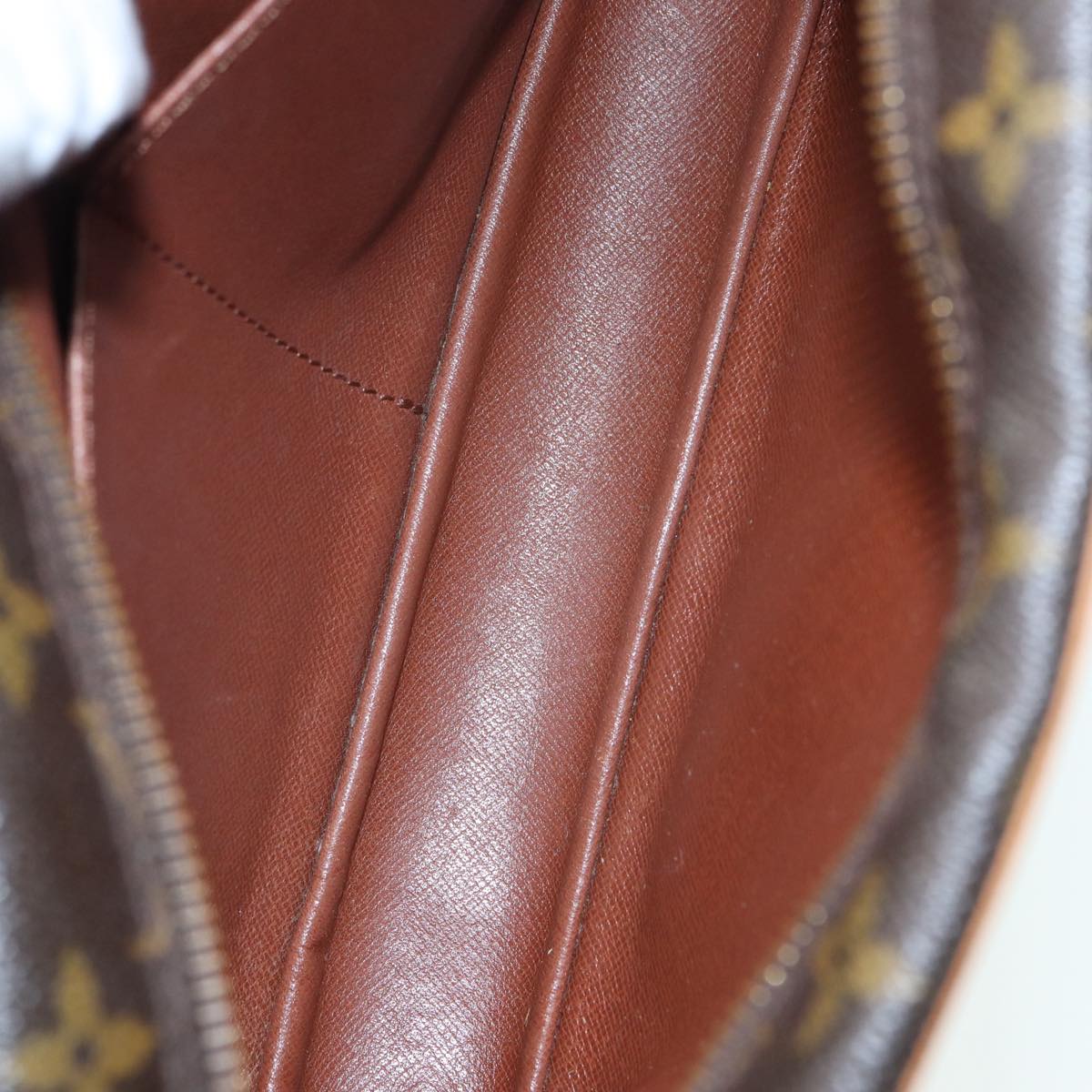 Louis Vuitton Compiegne 28 Brown Canvas Clutch Bag