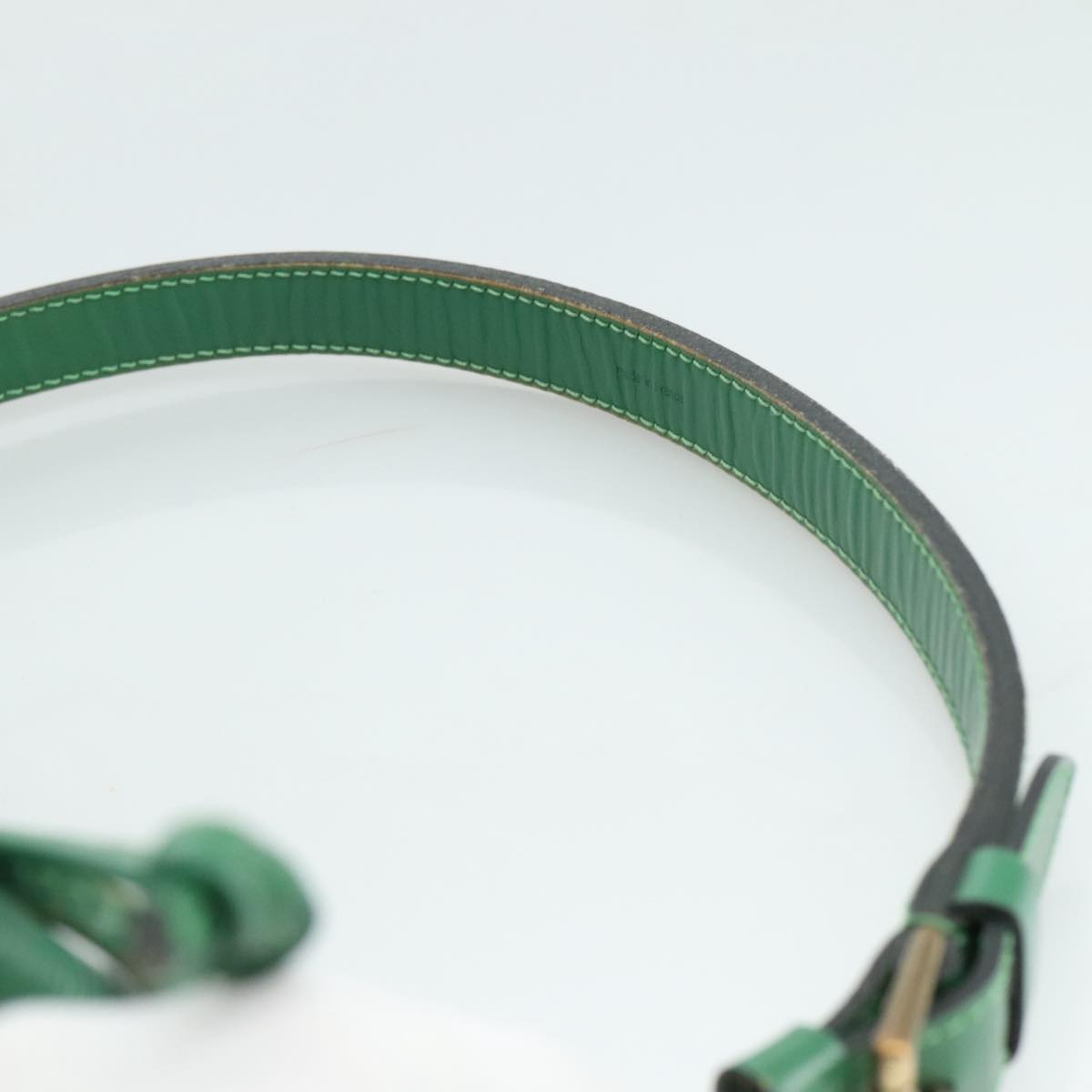 Louis Vuitton Petit Noé Green Leather Shoulder Bag