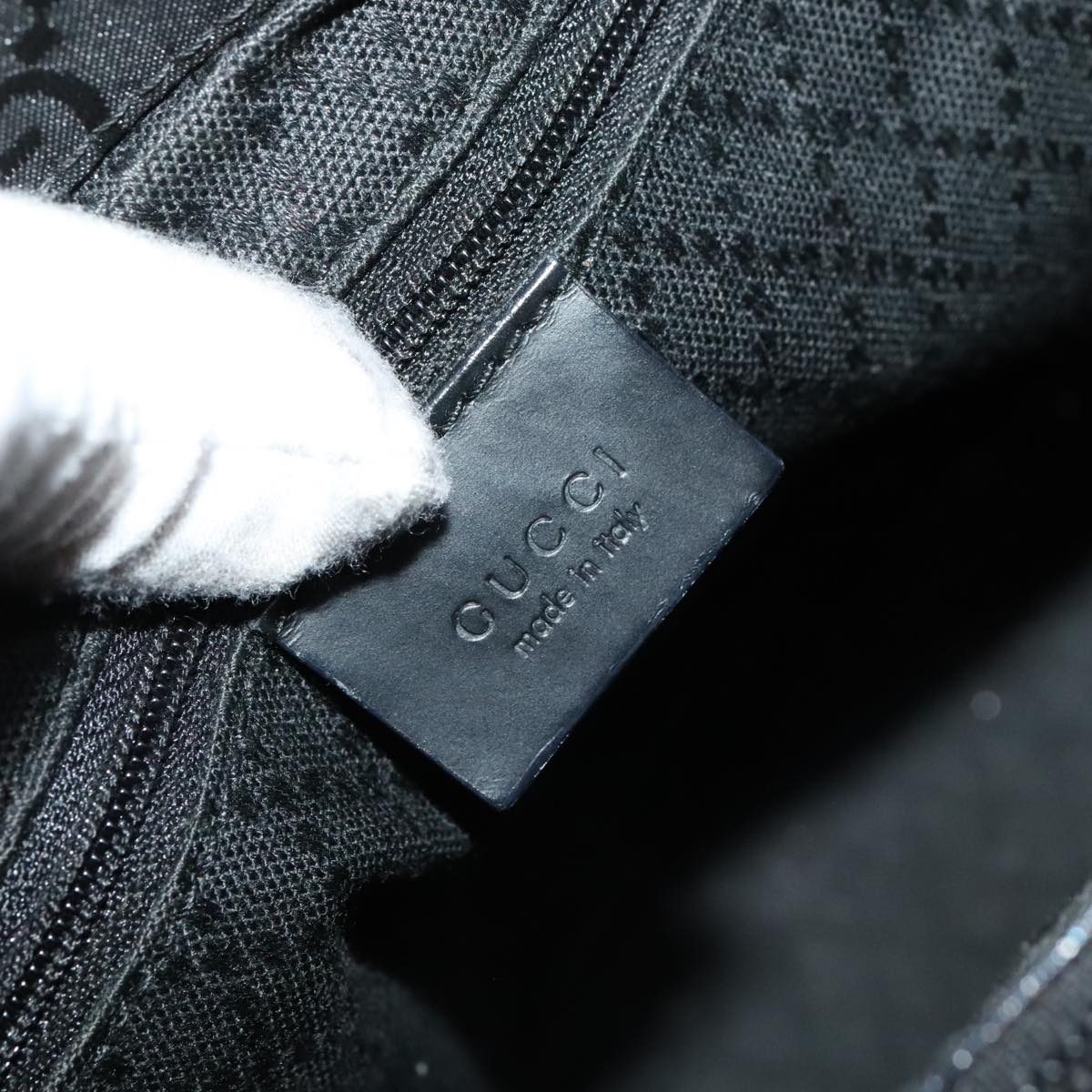 Gucci Bamboo Black Synthetic Tote Bag
