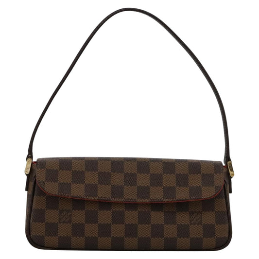 Louis Vuitton Recoleta Brown Canvas Shoulder Bag