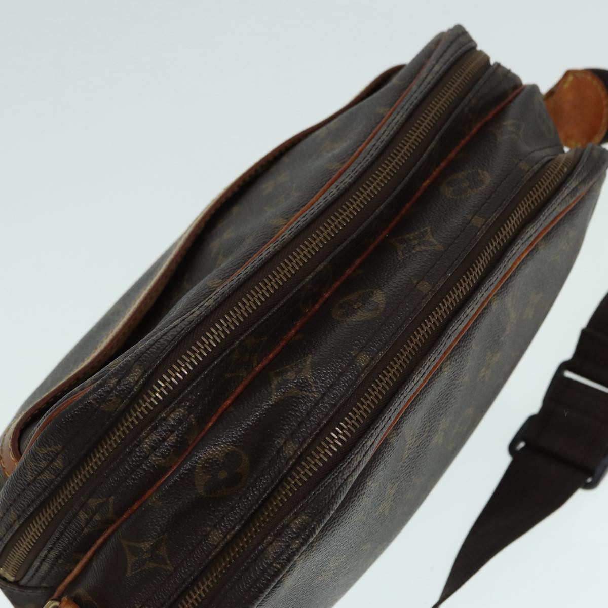 Louis Vuitton Reporter Pm Brown Canvas Shoulder Bag
