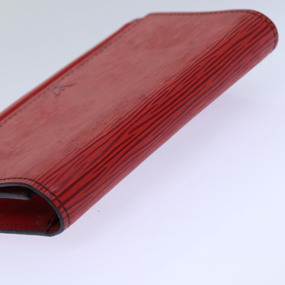 Louis Vuitton Tilsitt Red Leather Clutch Bag