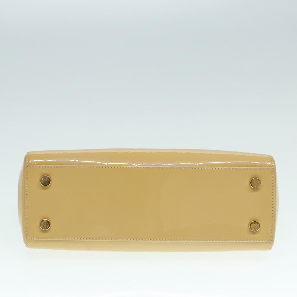 Louis Vuitton Blair Beige Patent Leather Handbag