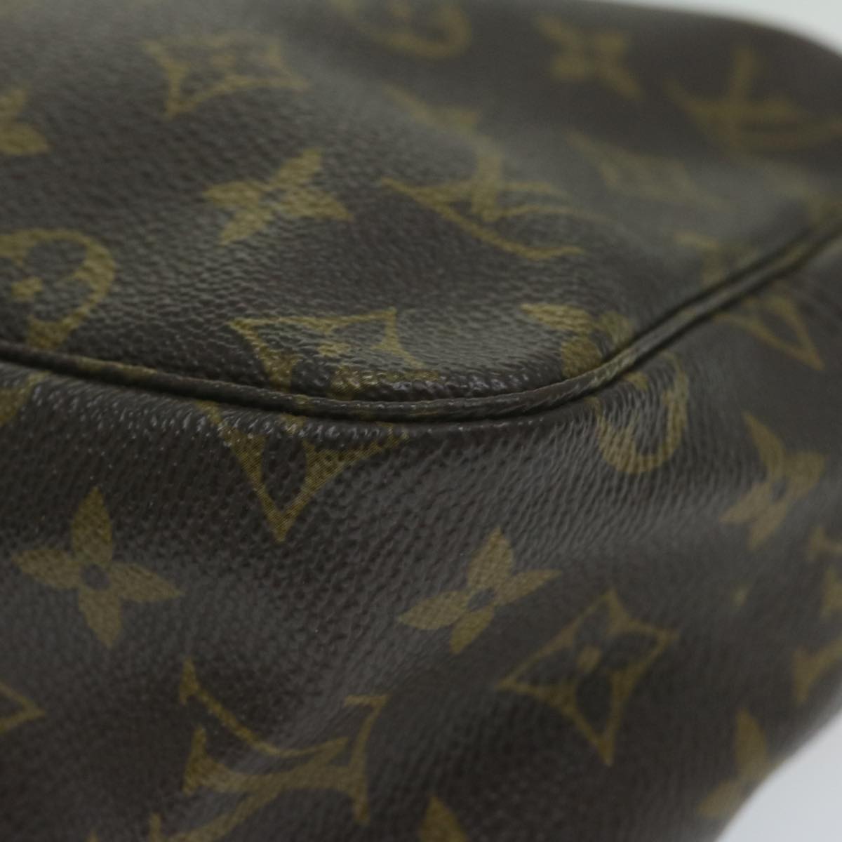 Louis Vuitton Trousse De Toilette Brown Canvas Clutch Bag
