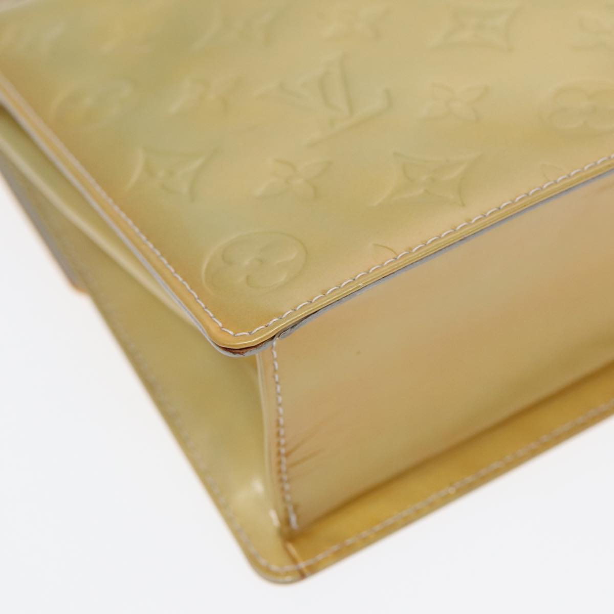 Louis Vuitton Spring Street Yellow Patent Leather Handbag