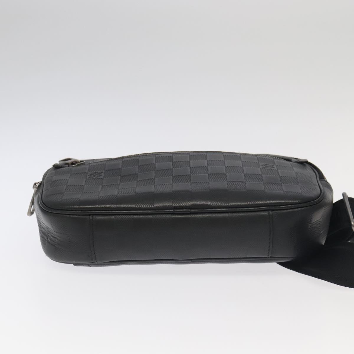 Louis Vuitton Ambler Black Leather Shoulder Bag