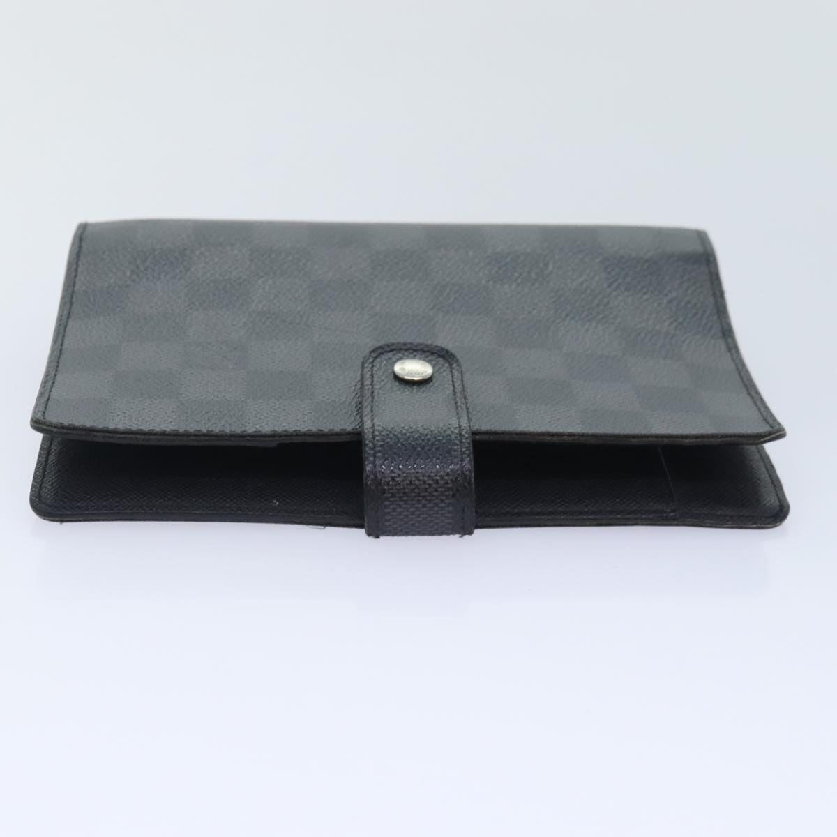 Louis Vuitton Agenda Cover Grey Canvas Wallet