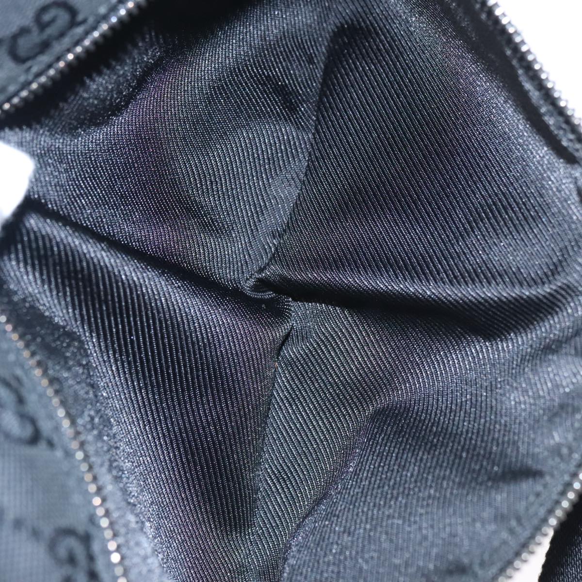 Gucci Black Canvas Shoulder Bag