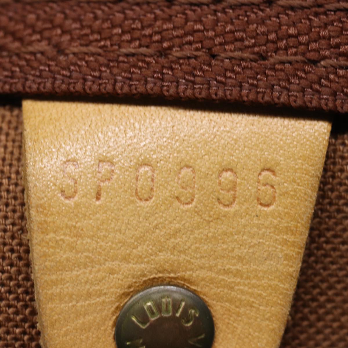 Louis Vuitton Keepall 45 Brown Canvas Travel Bag