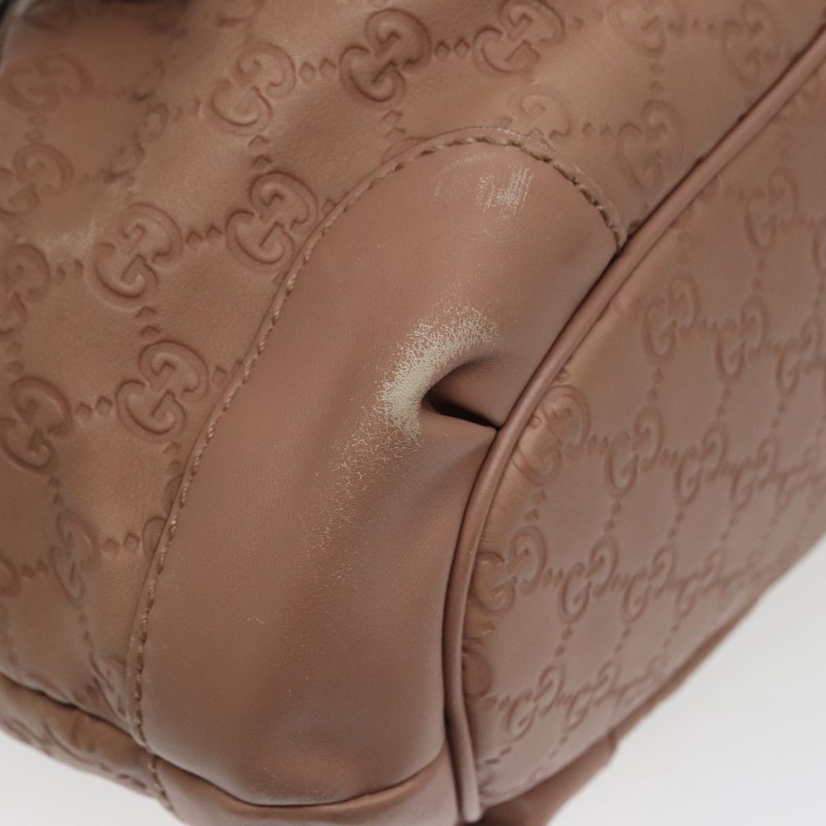 Gucci Gg Canvas Brown Leather Handbag