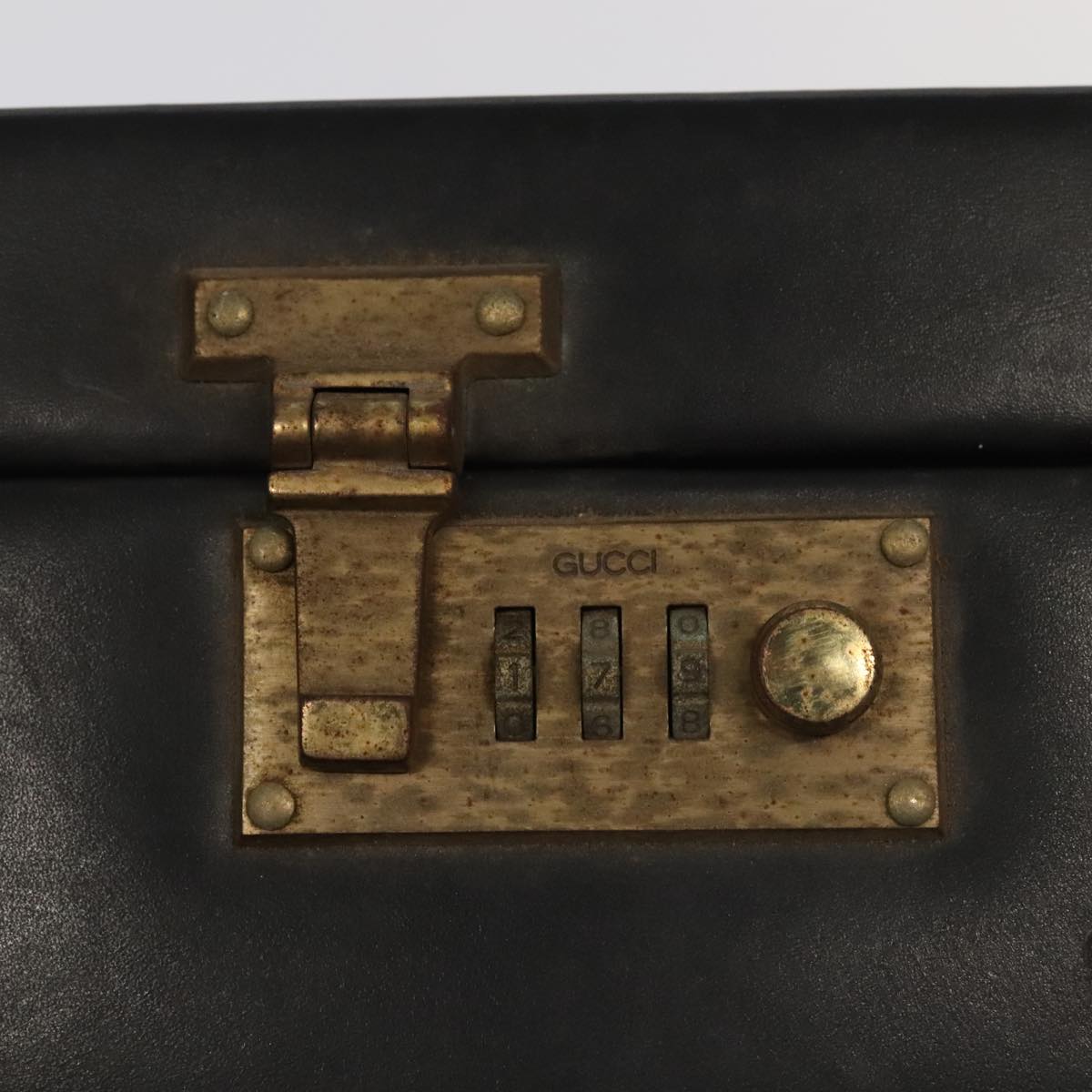 Gucci Business Bag Black Leather Briefcase Bag