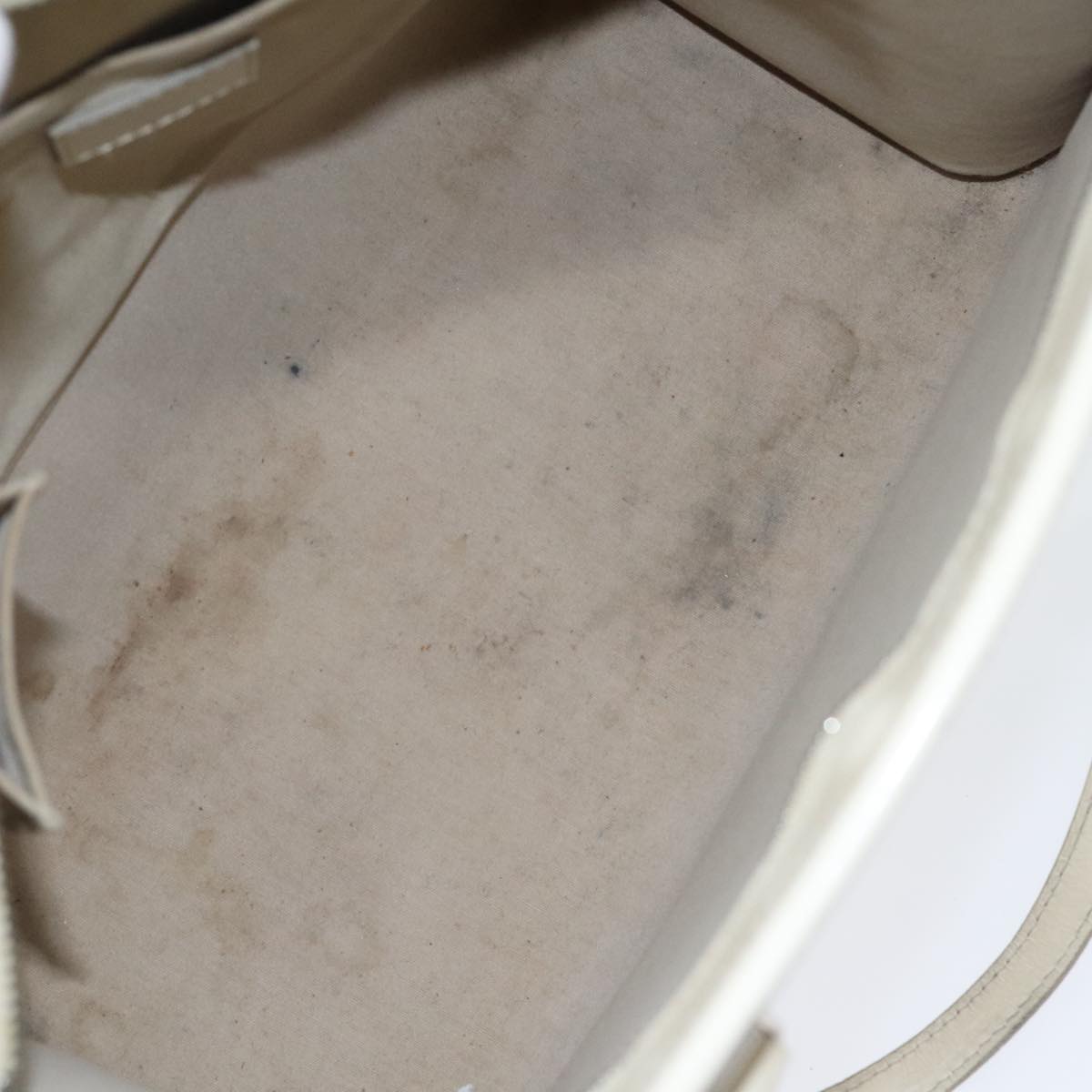 Louis Vuitton Madelaine Ecru Leather Handbag