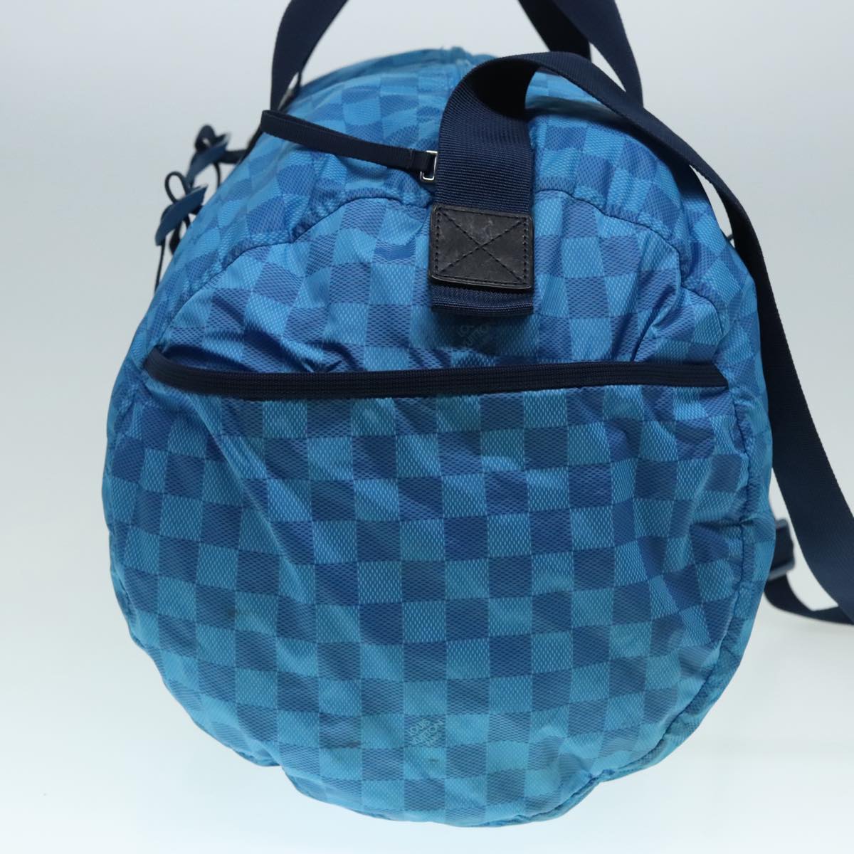 Louis Vuitton Practical Blue Canvas Travel Bag