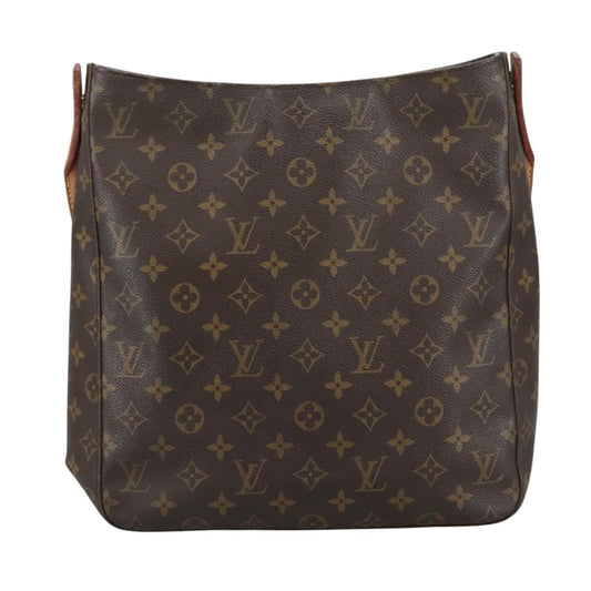 Louis Vuitton Looping Gm Brown Canvas Shoulder Bag