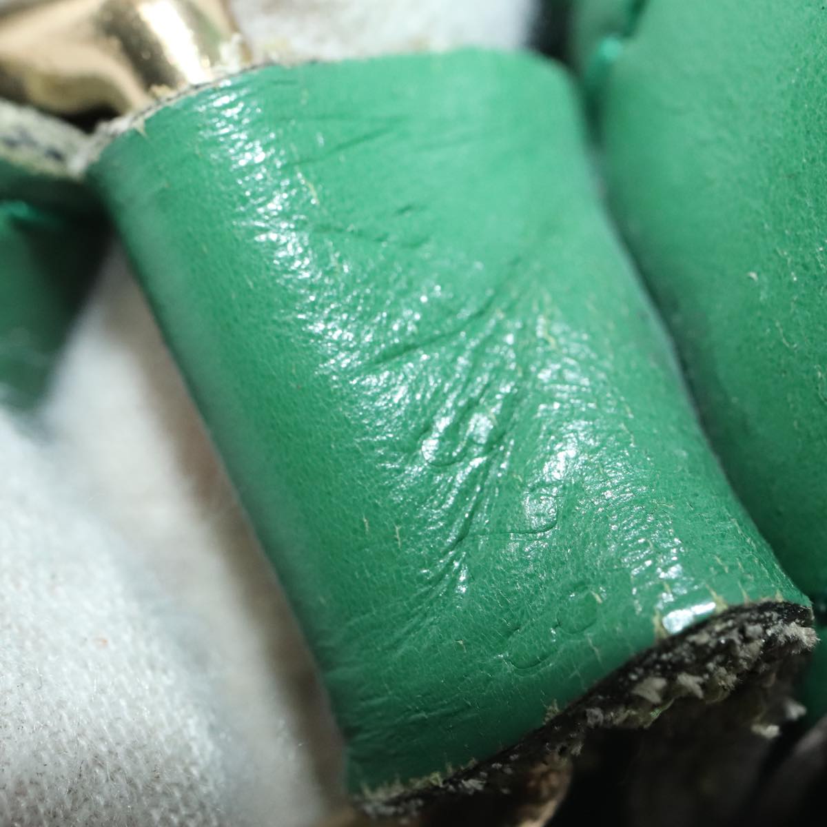 Louis Vuitton Noé Pm Green Leather Shoulder Bag
