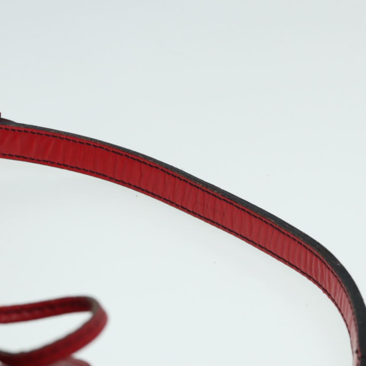 Louis Vuitton Petit Noé Red Leather Shoulder Bag
