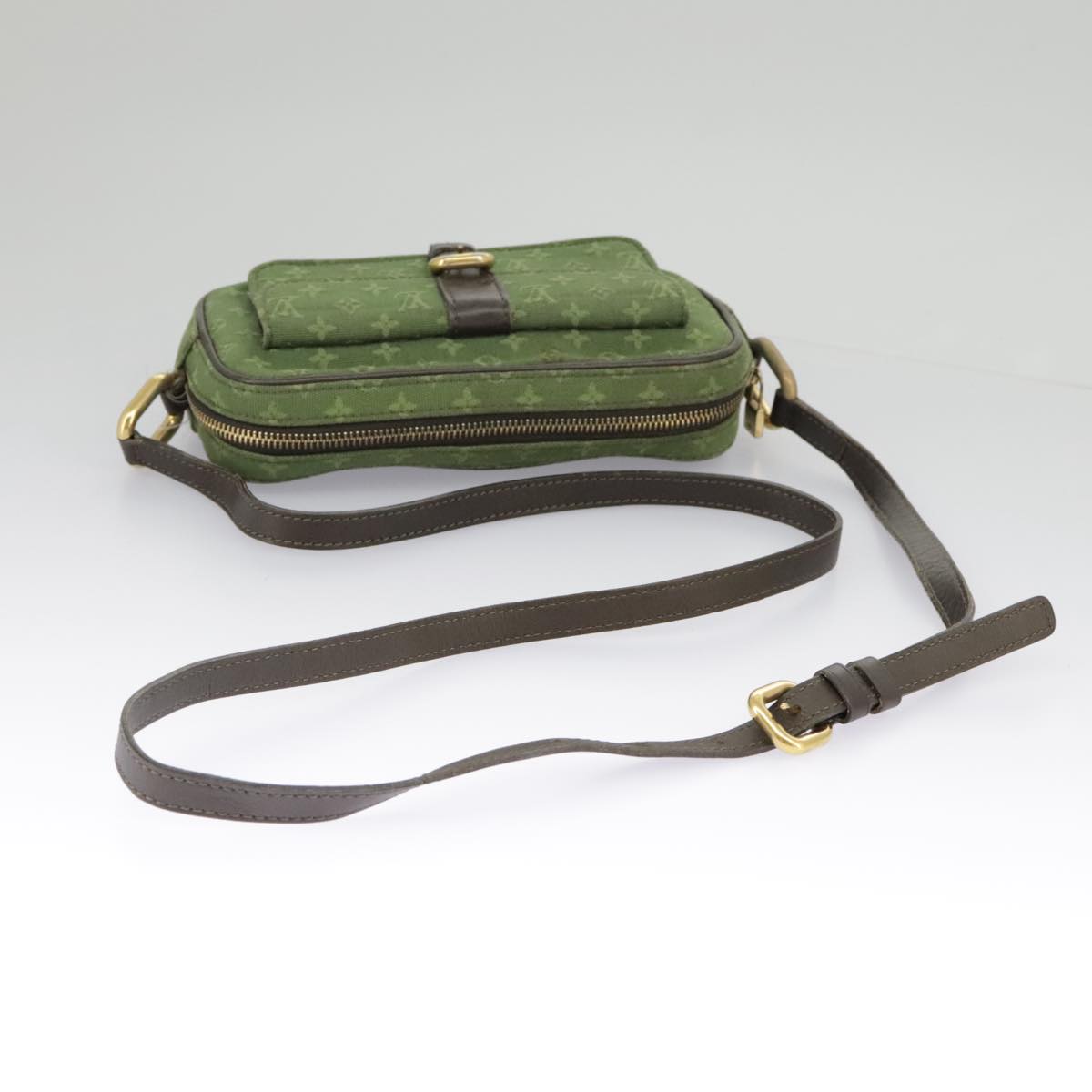 Louis Vuitton Juliette Khaki Canvas Shoulder Bag