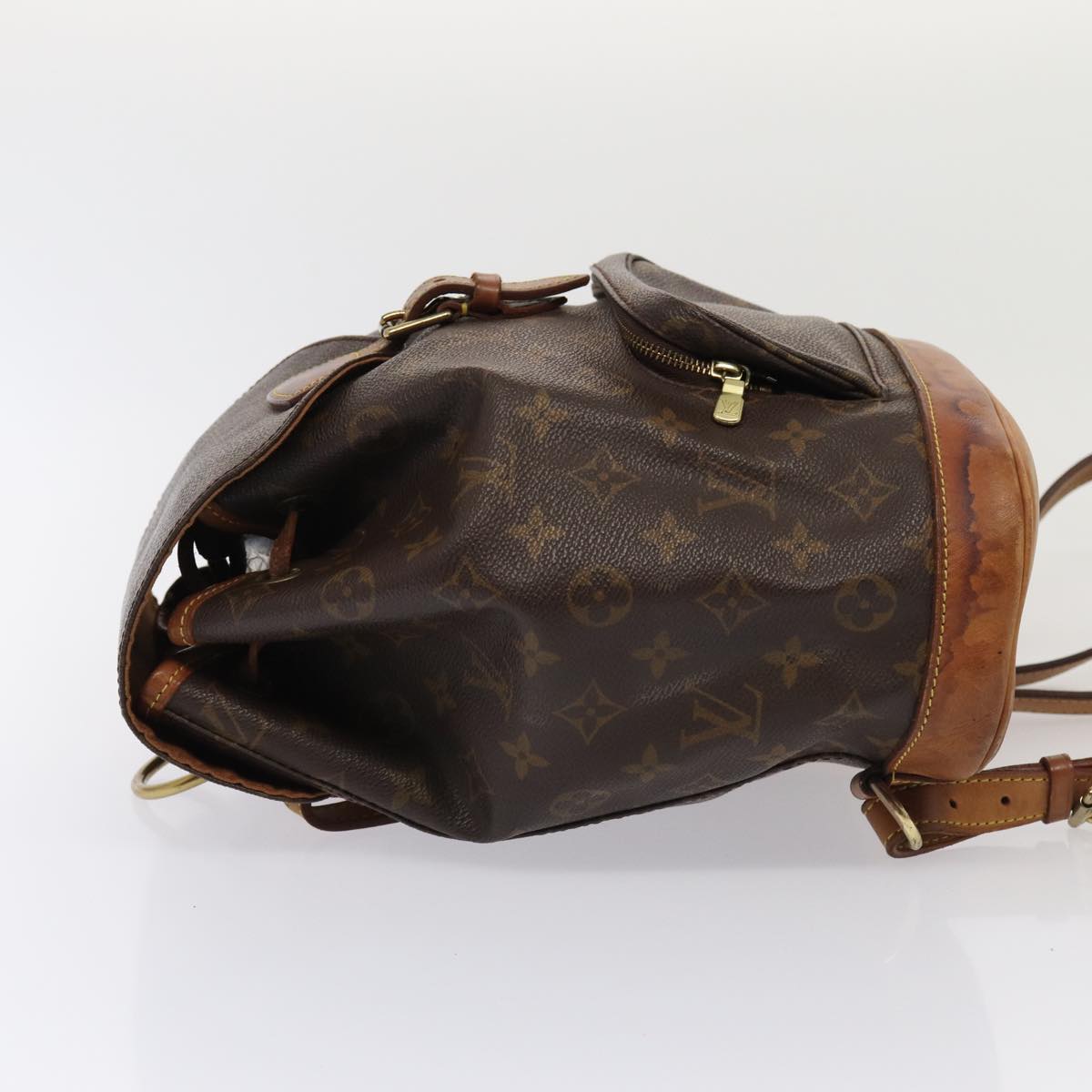 Louis Vuitton Montsouris Brown Canvas Backpack Bag