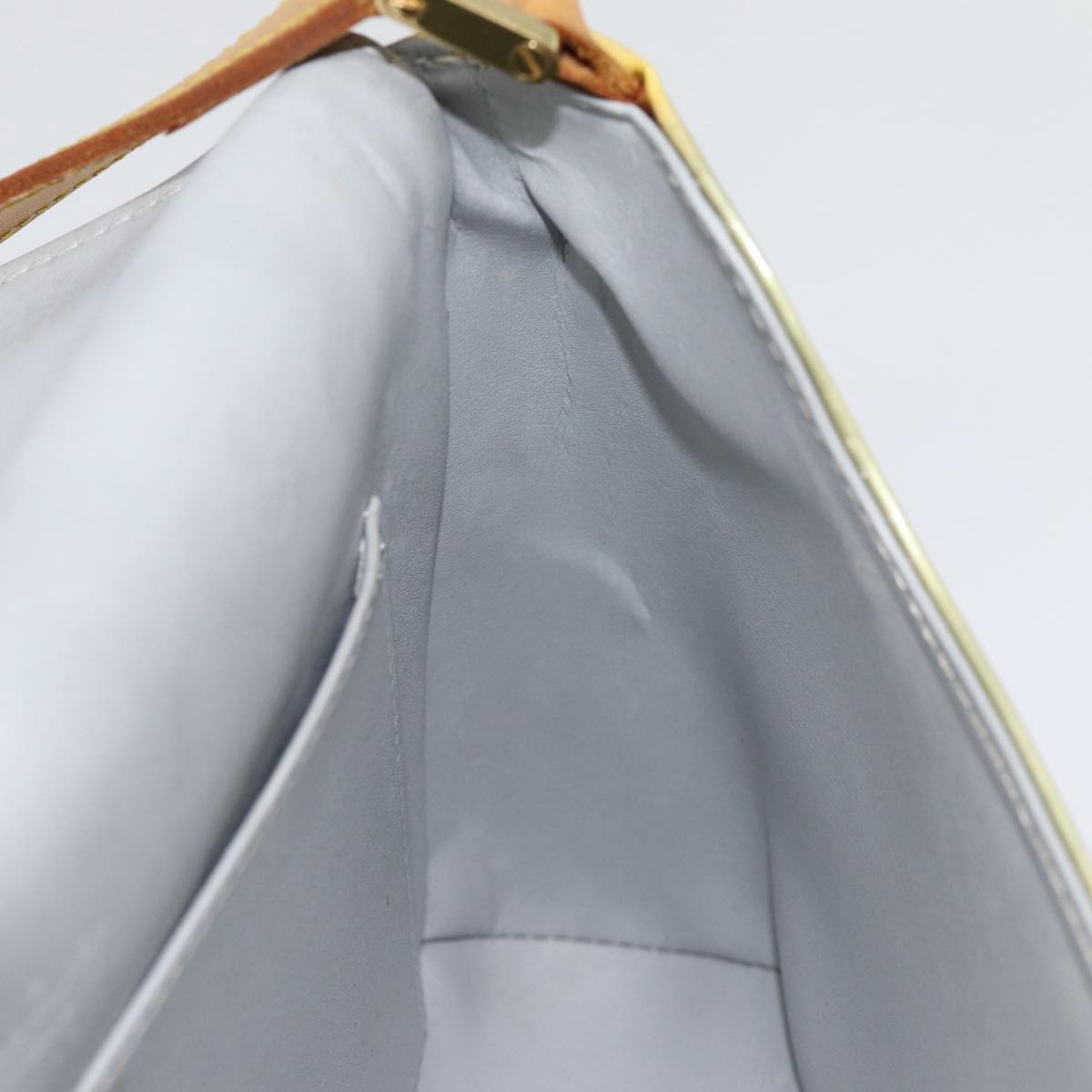 Louis Vuitton Thompson Street Grey Patent Leather Shoulder Bag