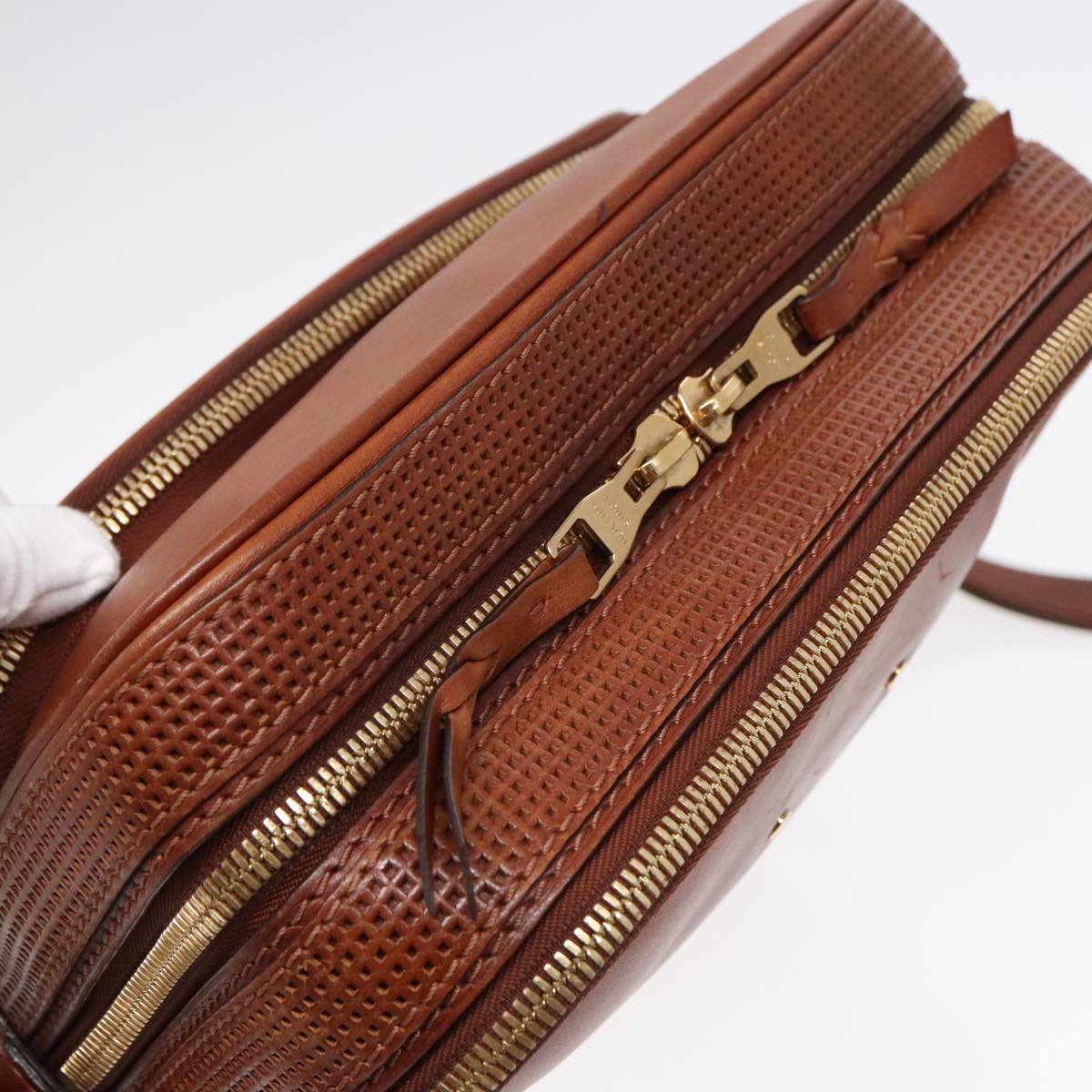 Louis Vuitton Trotteur Brown Leather Shoulder Bag