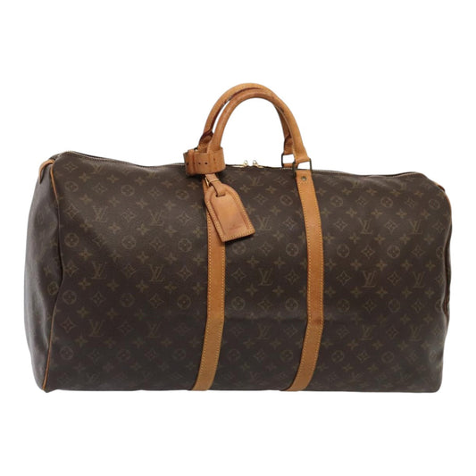 Louis Vuitton Keepall 60 Brown Canvas Travel Bag