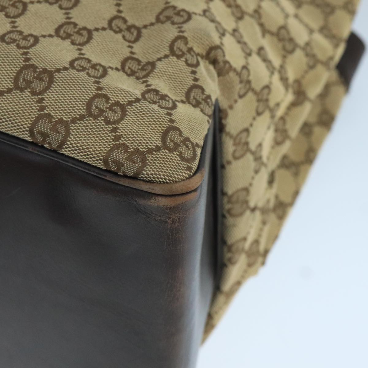 Gucci Gg Canvas Beige Canvas Shoulder Bag