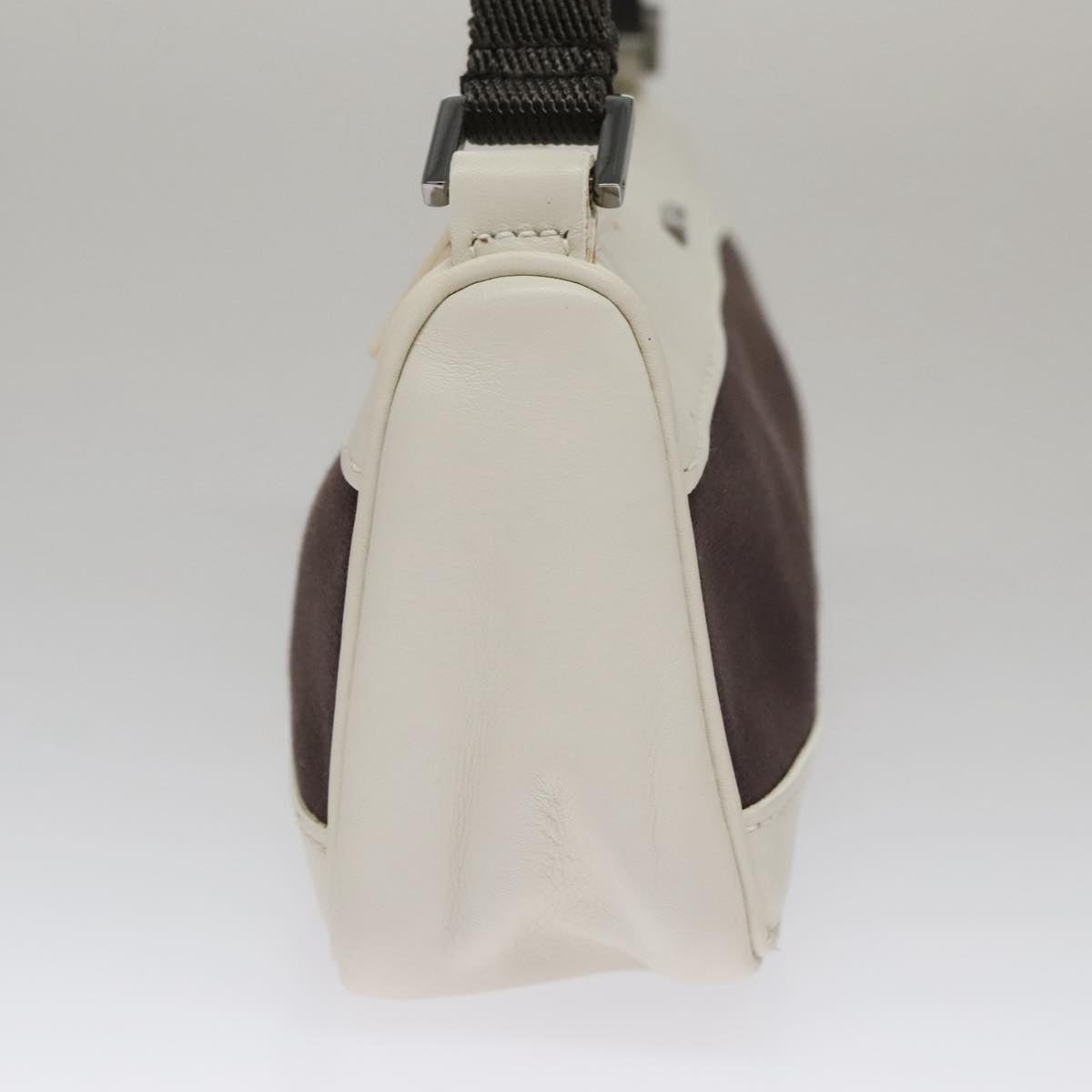 Gucci White Leather Clutch Bag