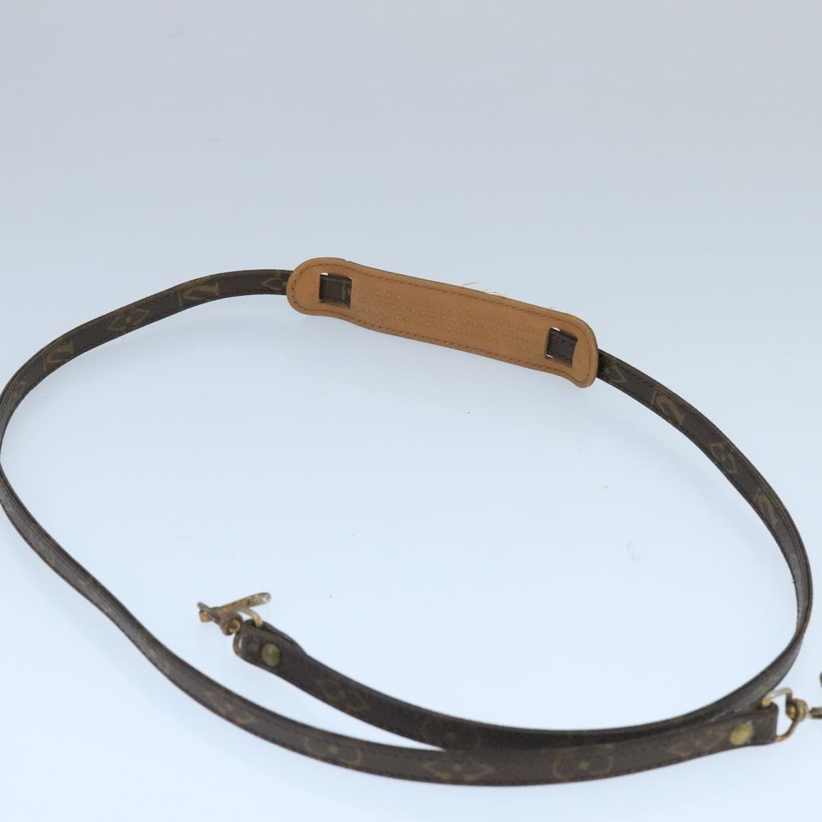 Louis Vuitton Shoulder Strap Brown Canvas Bag Jewelry