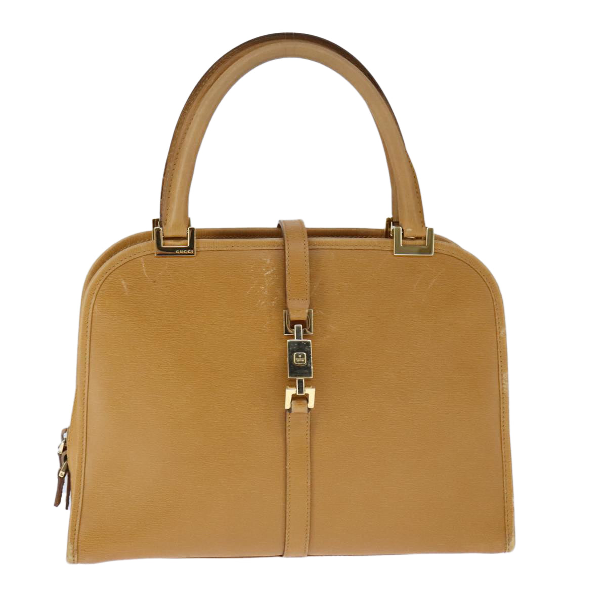 Gucci Jackie Brown Leather Handbag ()