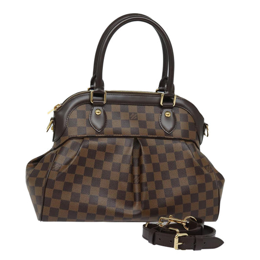 Louis Vuitton Trevi Brown Canvas Handbag