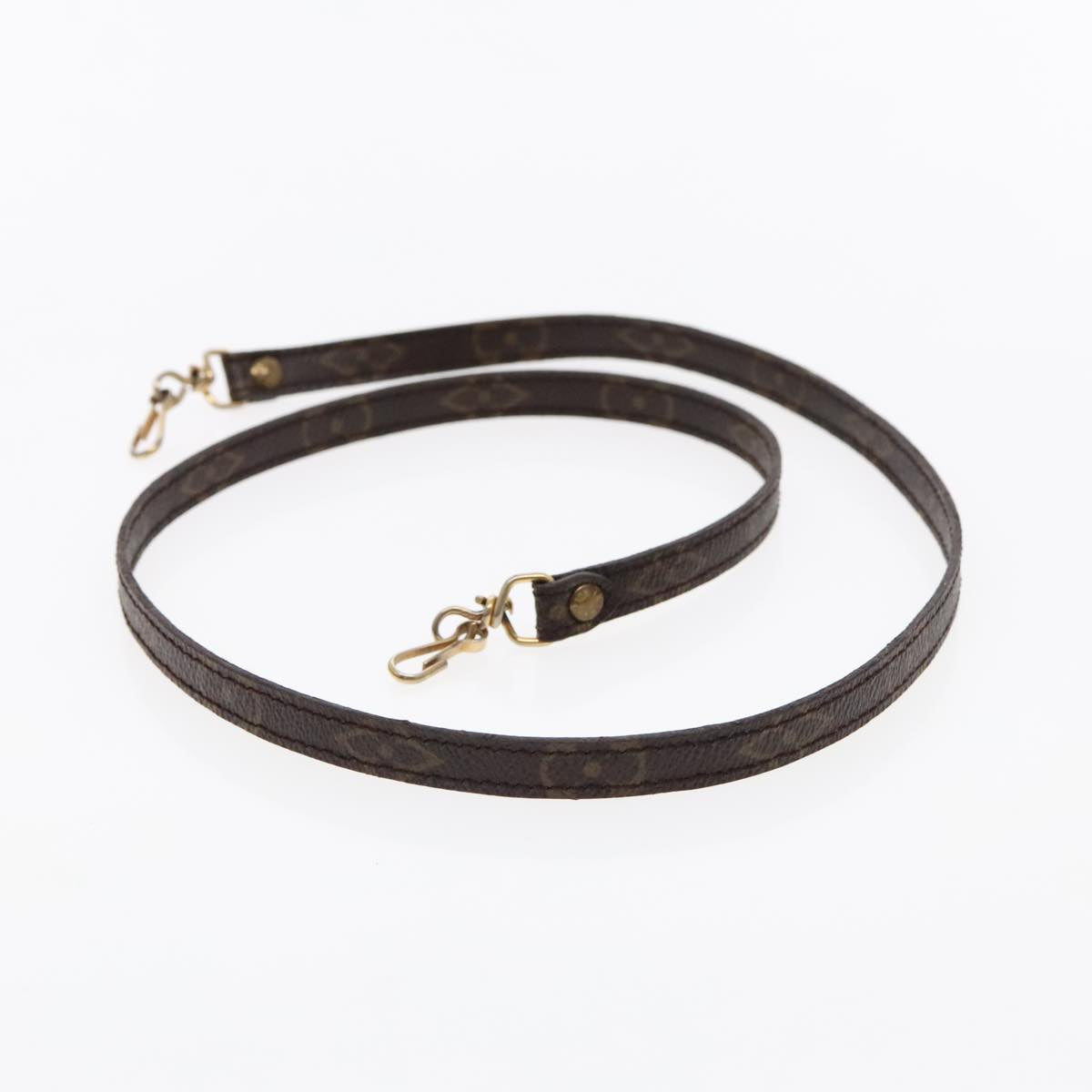 Louis Vuitton Shoulder Strap Brown Canvas Bag Jewelry